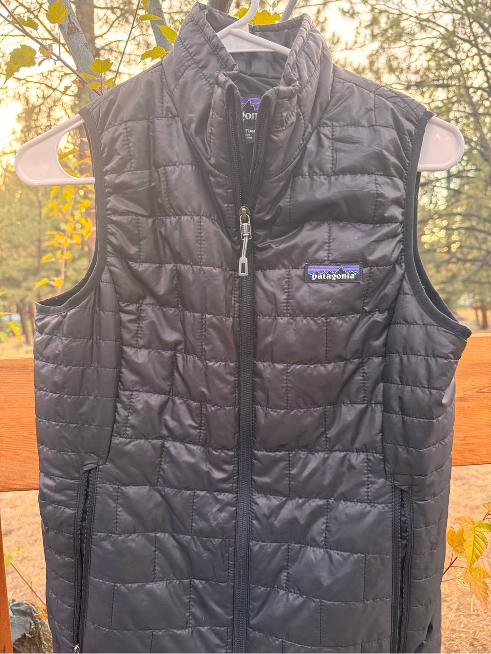 Patagonia Black Quilted Insulated Vest